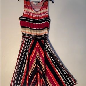 Striped Sundress with Belt